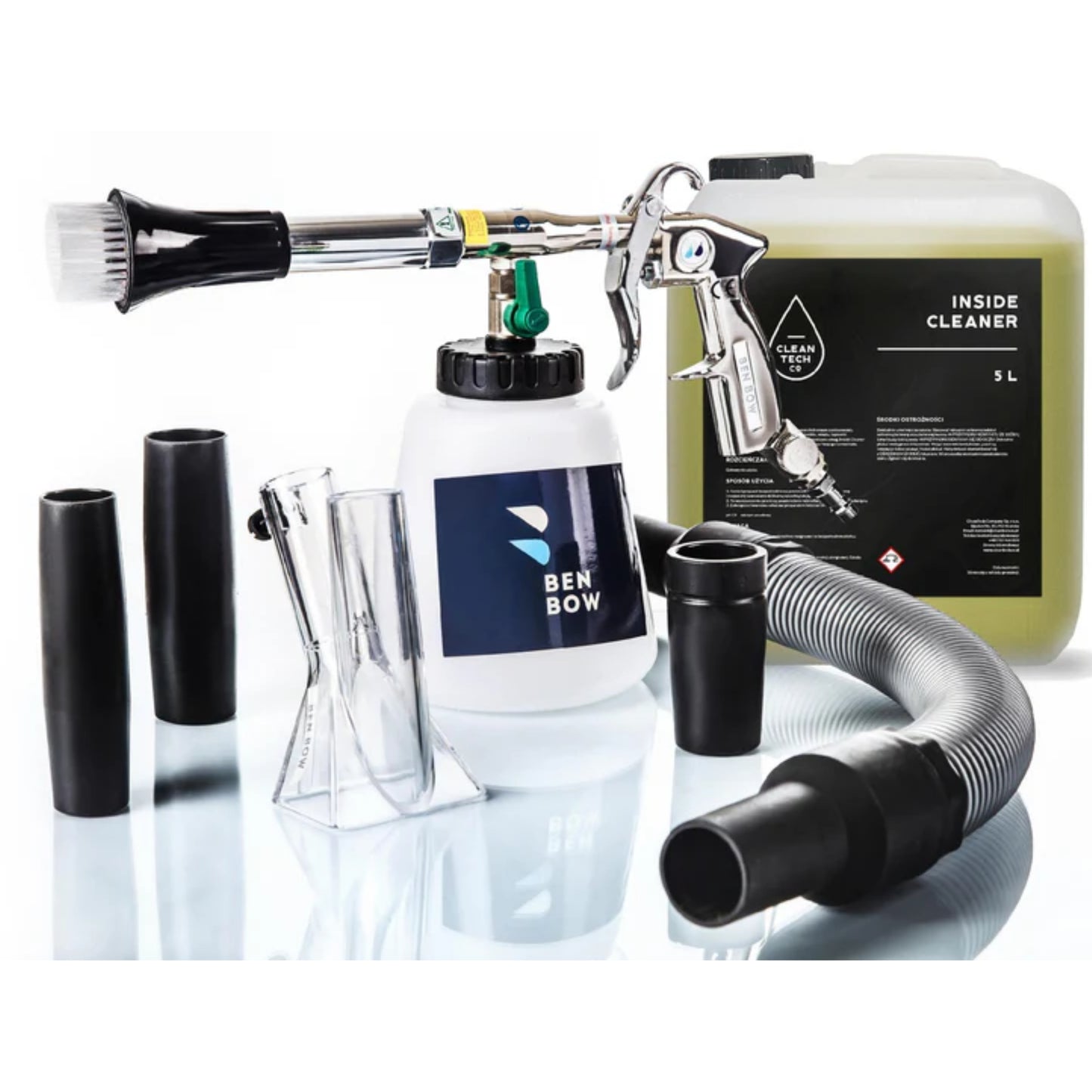 Pistolet piorący BenBow + 5L Środek do czyszczenia