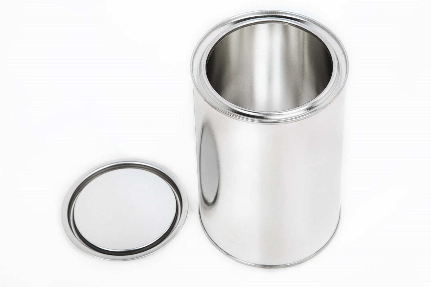 Puszka metalowa BenBow 1 L z pokrywą, ocynkowana