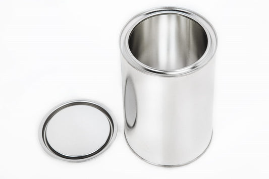 Puszka metalowa BenBow 1 L z pokrywą, ocynkowana