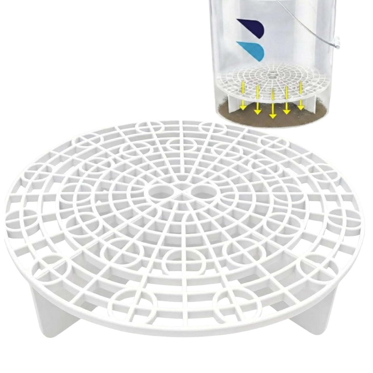 Separator BIAŁY 26,3cm do wiadra detailingowego NIE PŁYWA! BenBow